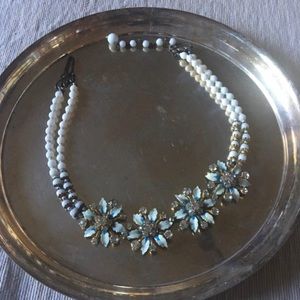 Vintage choker with flowers